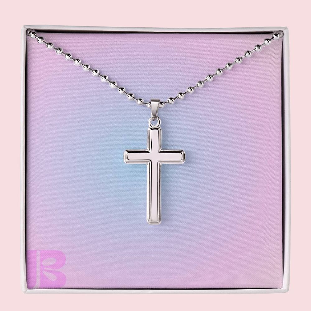 CROSS NECKLACE (ball chain)