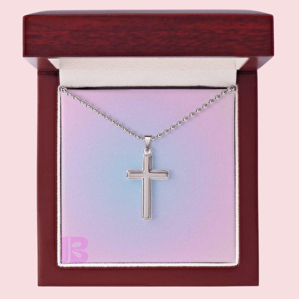 CROSS NECKLACE (ball chain)