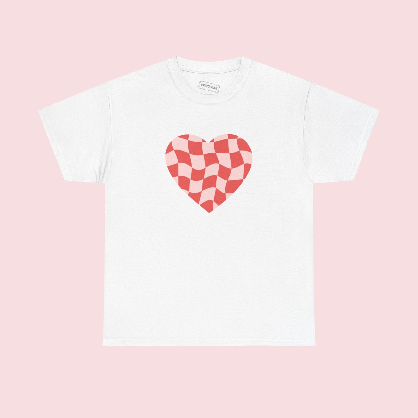 CHECKERED HEART TEE