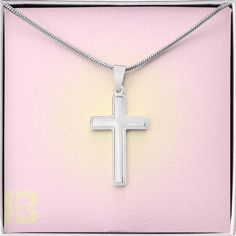 CROSS NECKLACE (snake chain)